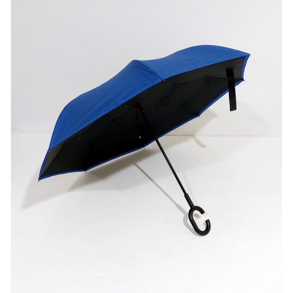 Payung Terbalik Reverse Umbrella Gagang C Kazbrella 006