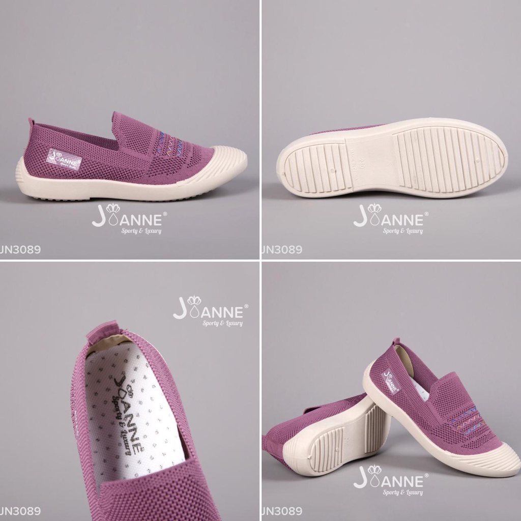 JOANNE Sepatu Wanita Slip On Shoes #JN3089 ORIGINAL