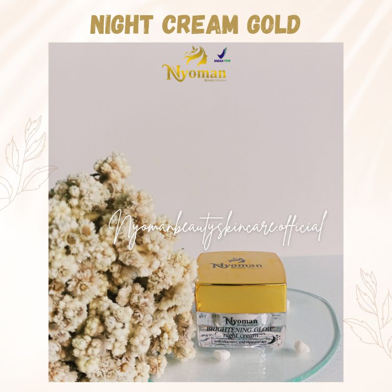 NIGHT CREAM GOLD NYOMAN SKINCARE