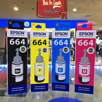 Tinta Catridge EPSON 664 ORI| Epson L100 L200 L300 SERIES T6641