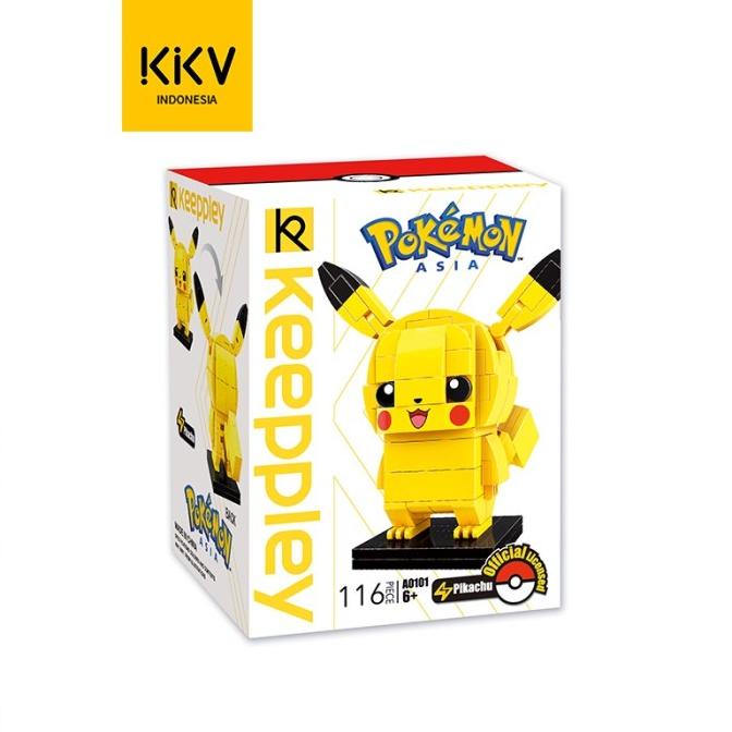 KKV QMAN Keepley Pokemon Block Toy / Mainan Balok Susun Lego Pokemon