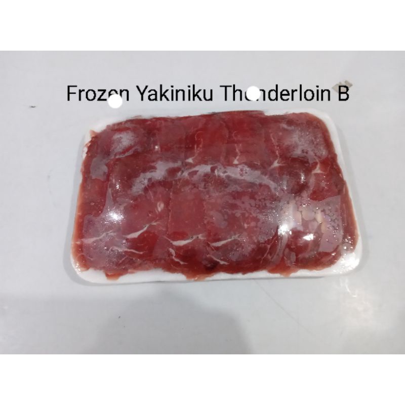 

Frozen Yakiniku Tenderloin B/Daging Slice/Daging Bulgogi/BBQ 500Gr