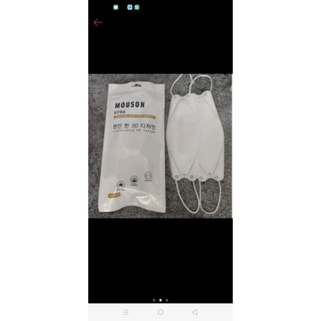 PREMIUM PACK 10PC - MASKER MOUSON KF94 WARNA TALI SENADA