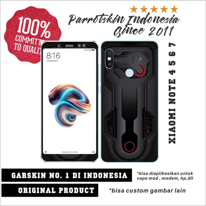 Garskin Skin Xiaomi redmi note mi 1 2 3 4 5 6 7 Pocophone poco f1 f2 x3 Explore SE