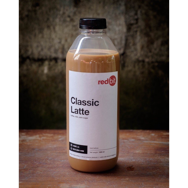 

Classic latte / kopi susu literan 250ml