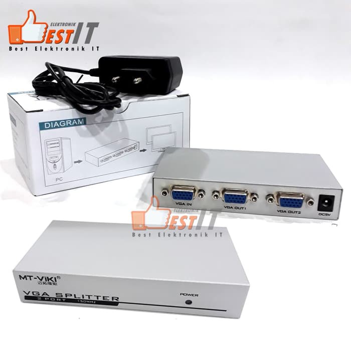 Vga Spliter 2 Port / Splitter 1-2