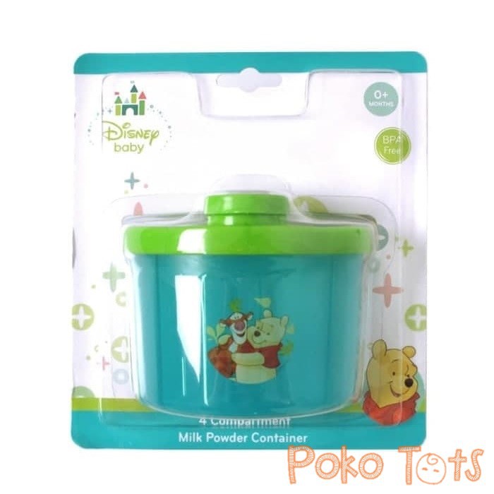 Disney Baby 4 Compartment Milk Powder Container Tempat Susu Bubuk Wadah Winnie the Pooh