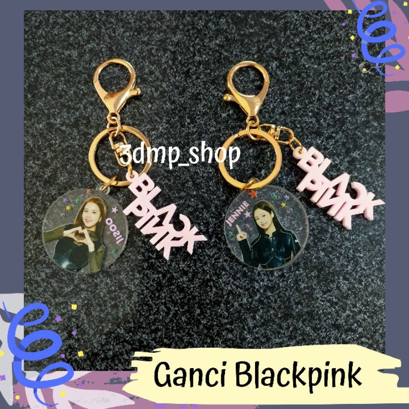 Gantungan Ganci Keychain Blackpink Jennie Lisa Jisoo Rose