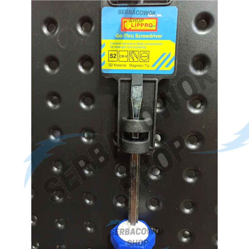 Lippro Obeng Ketok Paten Screwdriver Go Thru New 4 Inch Minus Termurah