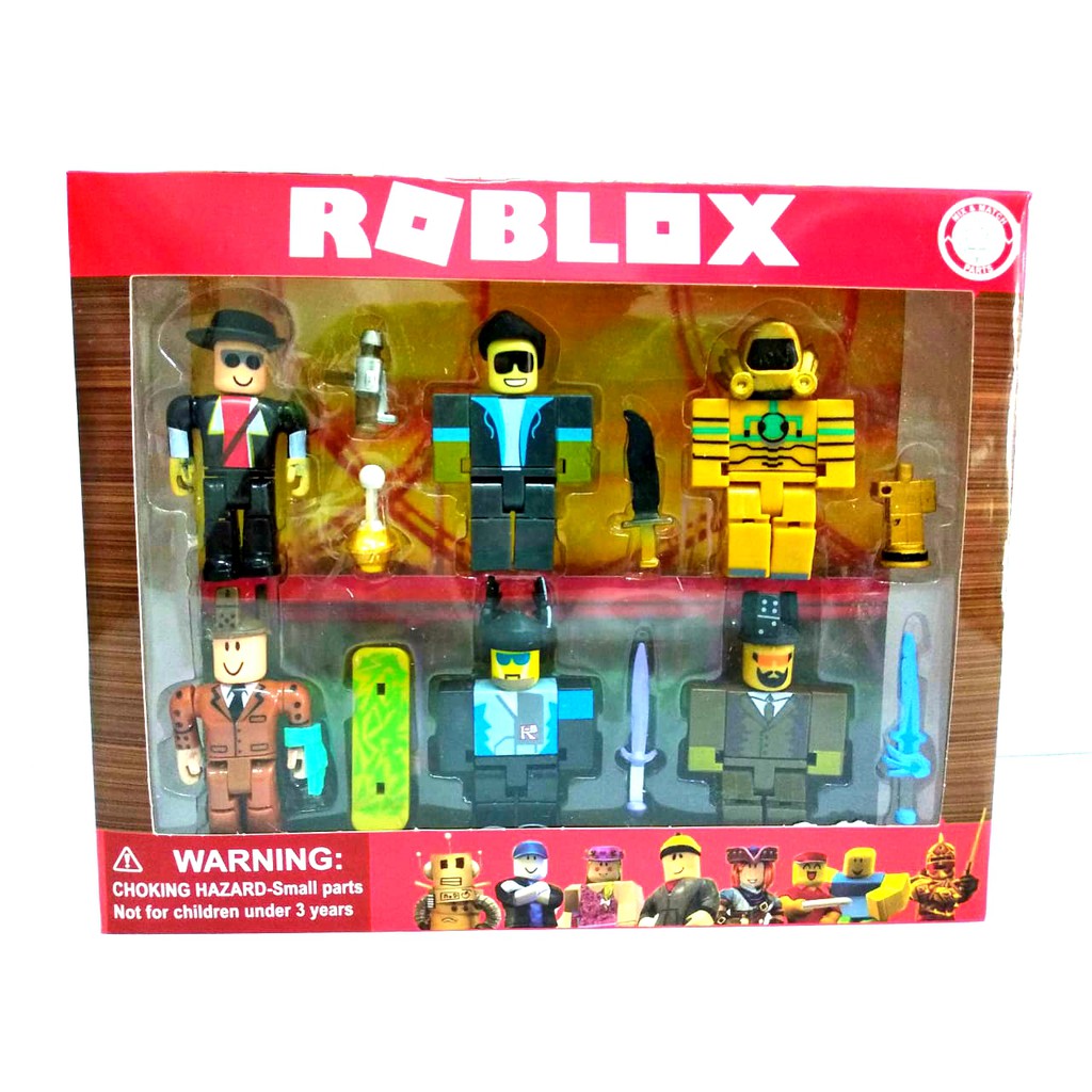 Mainan Roblox Figur Figurine Roblox Isi 6 Per Box Banyak Motif - jual roblox the champions of roblox 6 figure pack jakarta barat