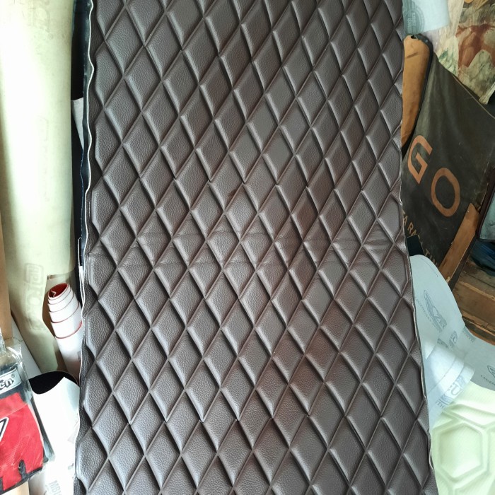 Kulit Jok Motor Kawasaki W175 Custom - coklat wajik