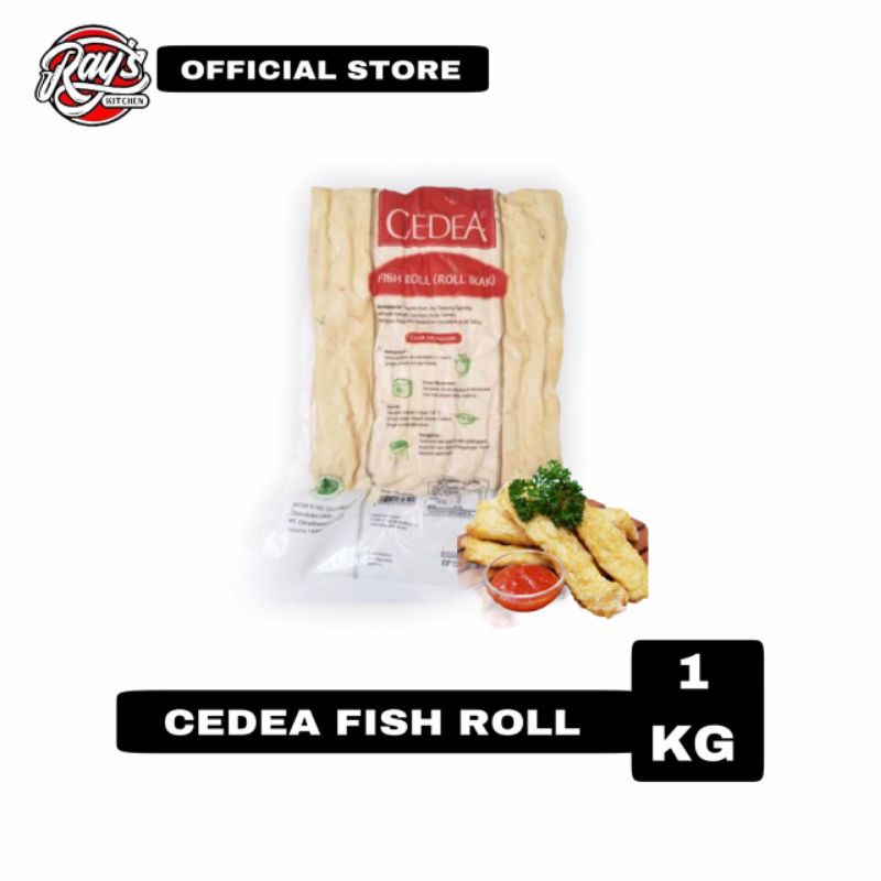 Cedea Fish Roll ( Ikan roll ) 1kg - Cedea steamboat fishroll