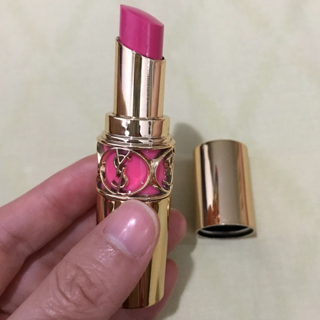 YSL Lipstick Rouge Volupte Shine #32 Pink Independant