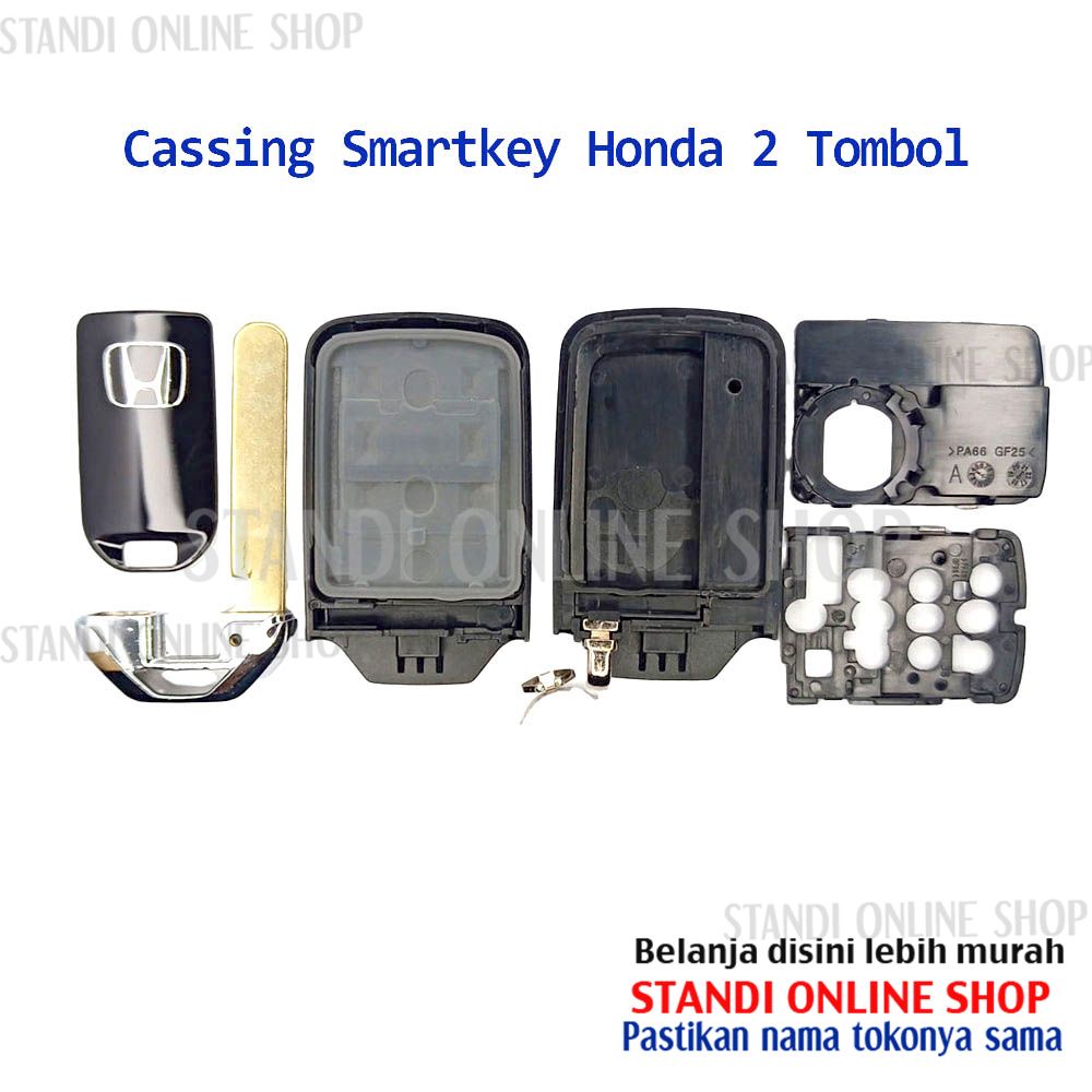 Cassing Remote Case Smartkey Rumah Kunci Honda Jazz BRV CRV HRV