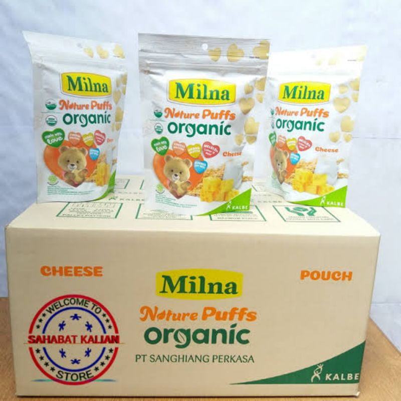 Milna Biskuit Bayi / Puffs Organic Cemilan Bayi