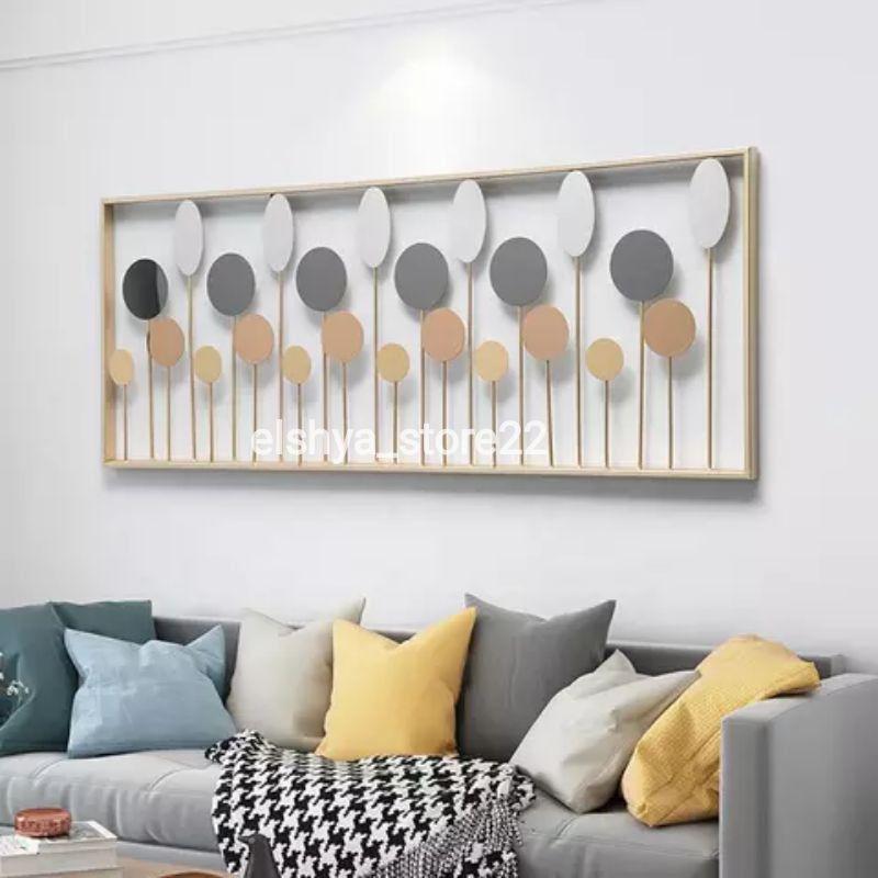 HIASAN DINDING MEWAH UK 120CM PAJANGAN DINDING MINIMALIS MODERN WALL DECOR DEKORASI DINDING AESTHETI