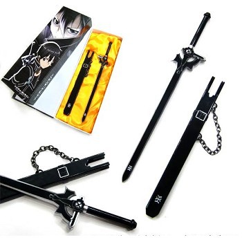 Replika pedang kirito sword art online elucidator weapon