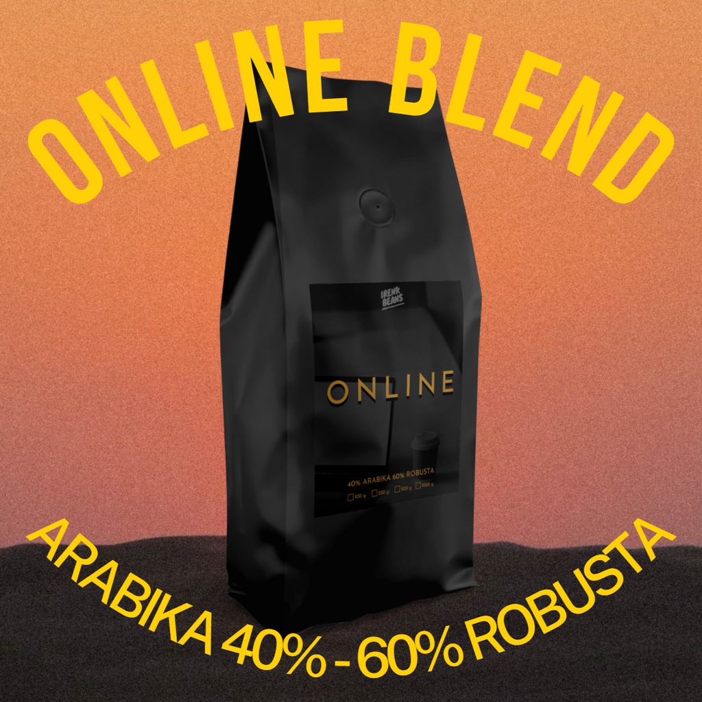 

Kopi Susu Espresso Arabika Robusta - Online Blend - Biji/Bubuk - 500g