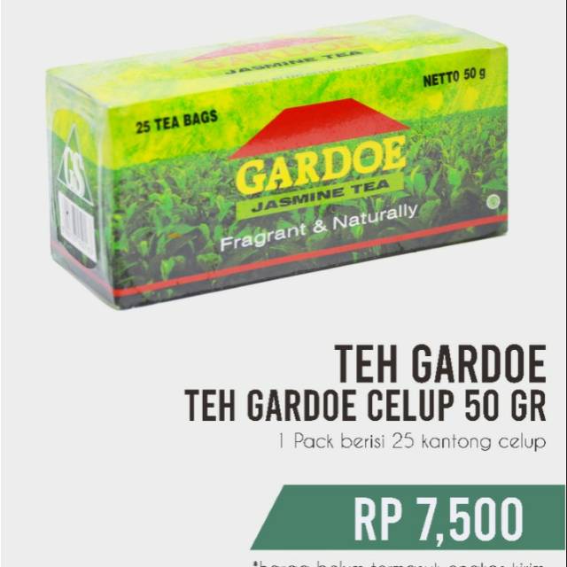 

Teh gardue jasmine celup 50 gr