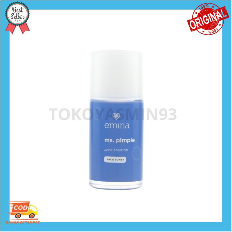 Emina Ms. Pimple Acne Solution Face Toner 50ml Murah