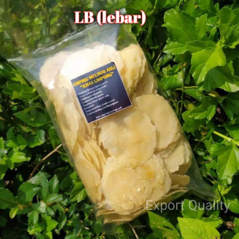 

Piscoklegit_ Emping Melinjo Mentah Tipis (Sp) Dan Agak Lebar (Lb) 1/2Kg