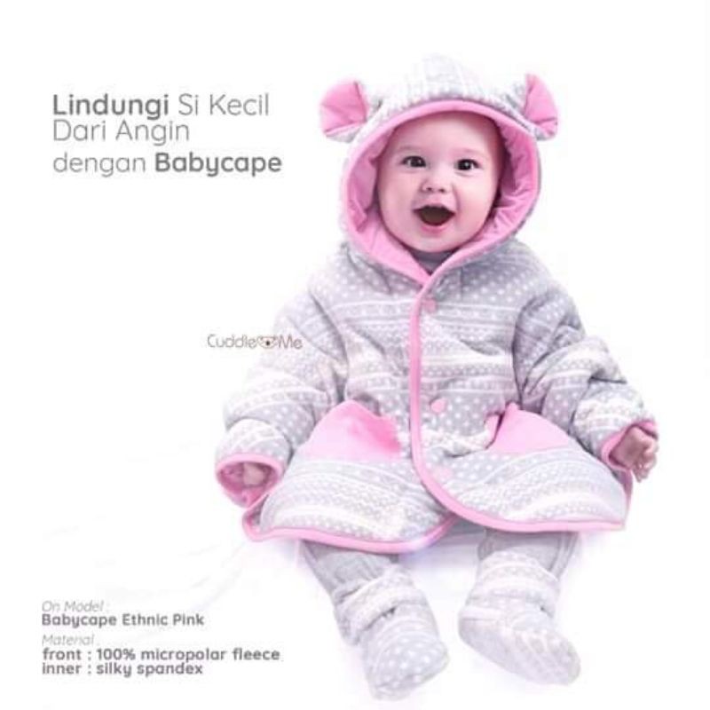 CuddleMe Baby Cape Jaket Bayi Balita | BabyCape Cuddle Me