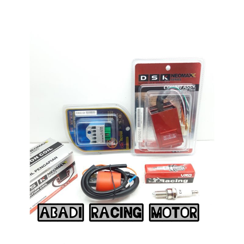 Paket Upgrade Cdi Koil Kiprok Busi Racing F1zr Fizr Force 1 Fiz r Dsk Neomax Setara dengan Brt