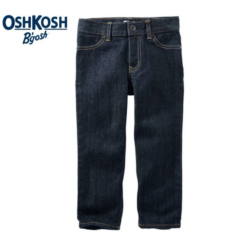 Celana Jeans Anak Laki Laki Oshkosh Bgosh Straight Black Original