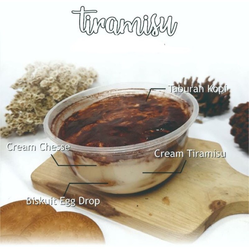 

Tiramisu Dessert Box (400ml)