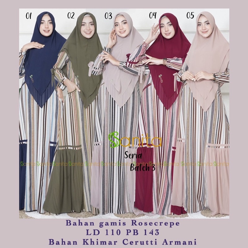 Seria Gamis Syar’i by Sanita