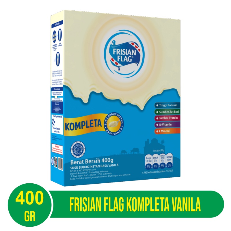 Frisian Flag Kompleta Vanilla 400gr