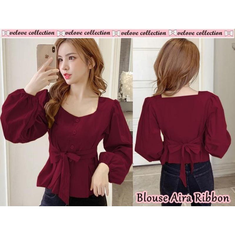 BISA COD BLOUSE AIRA LD 100CM PJG 58CM VO