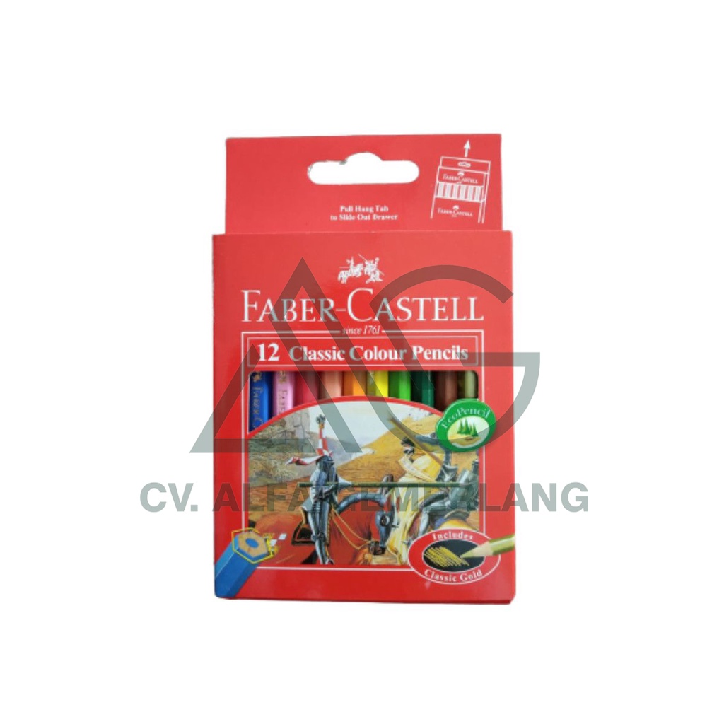 

CLASSIC COLOUR PENCILS 12S FABER-CASTELL
