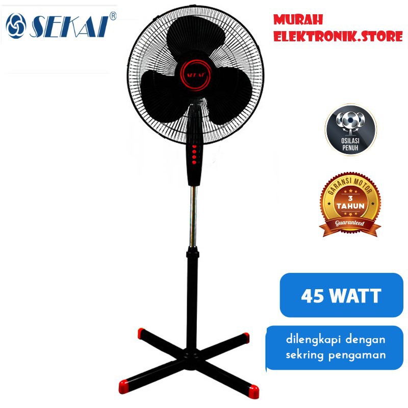 SEKAI Kipas Angin Berdiri / Stand Fan 16 Inch - SFN 1620