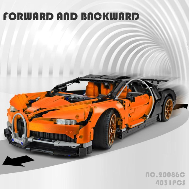 lego bugatti orange