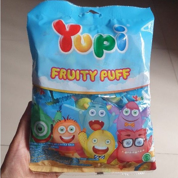 

Yupi FRUITY PUFF permen RASA BUAH 120gr ( Size besar )