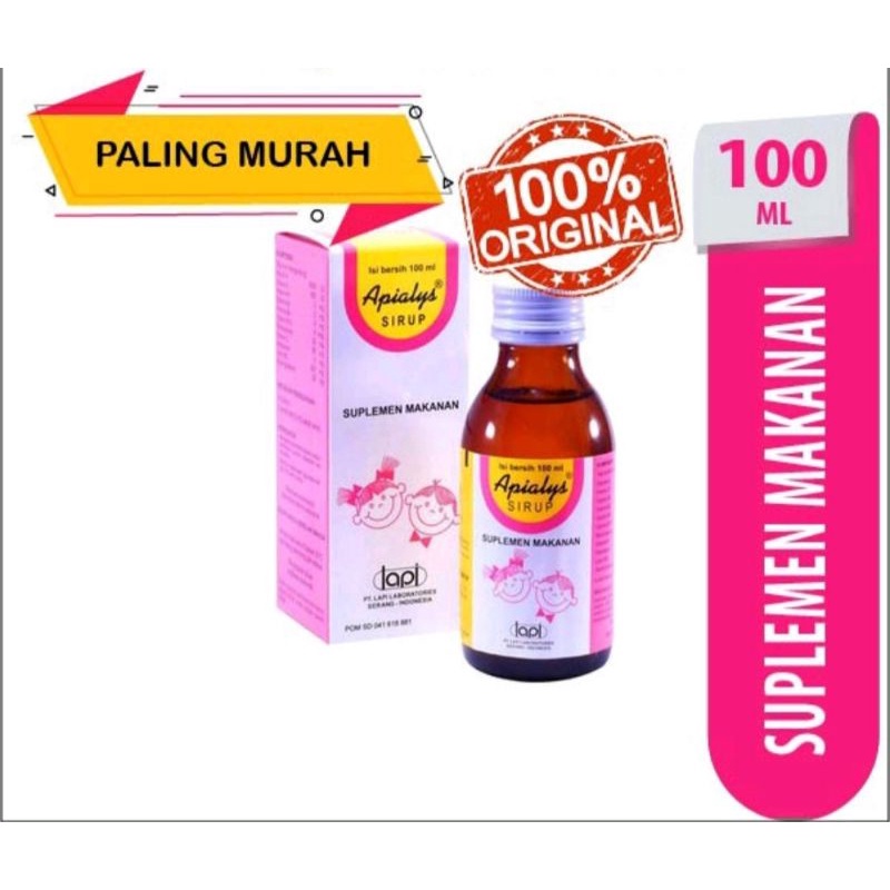 apialys syrup untuk nafsu makan anak dan daya tahan tubuh