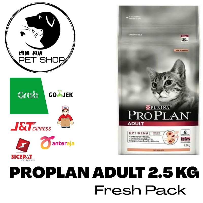 Proplan Adult 2.5kg Fresh Pack Makanan Kucing Proplan