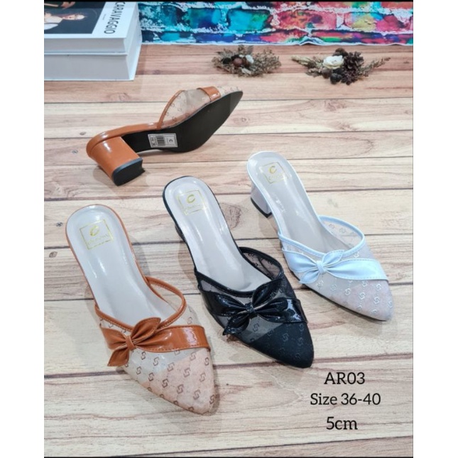 ABBUSHOES  AR 03 bapau brukat pita zuma 5cm