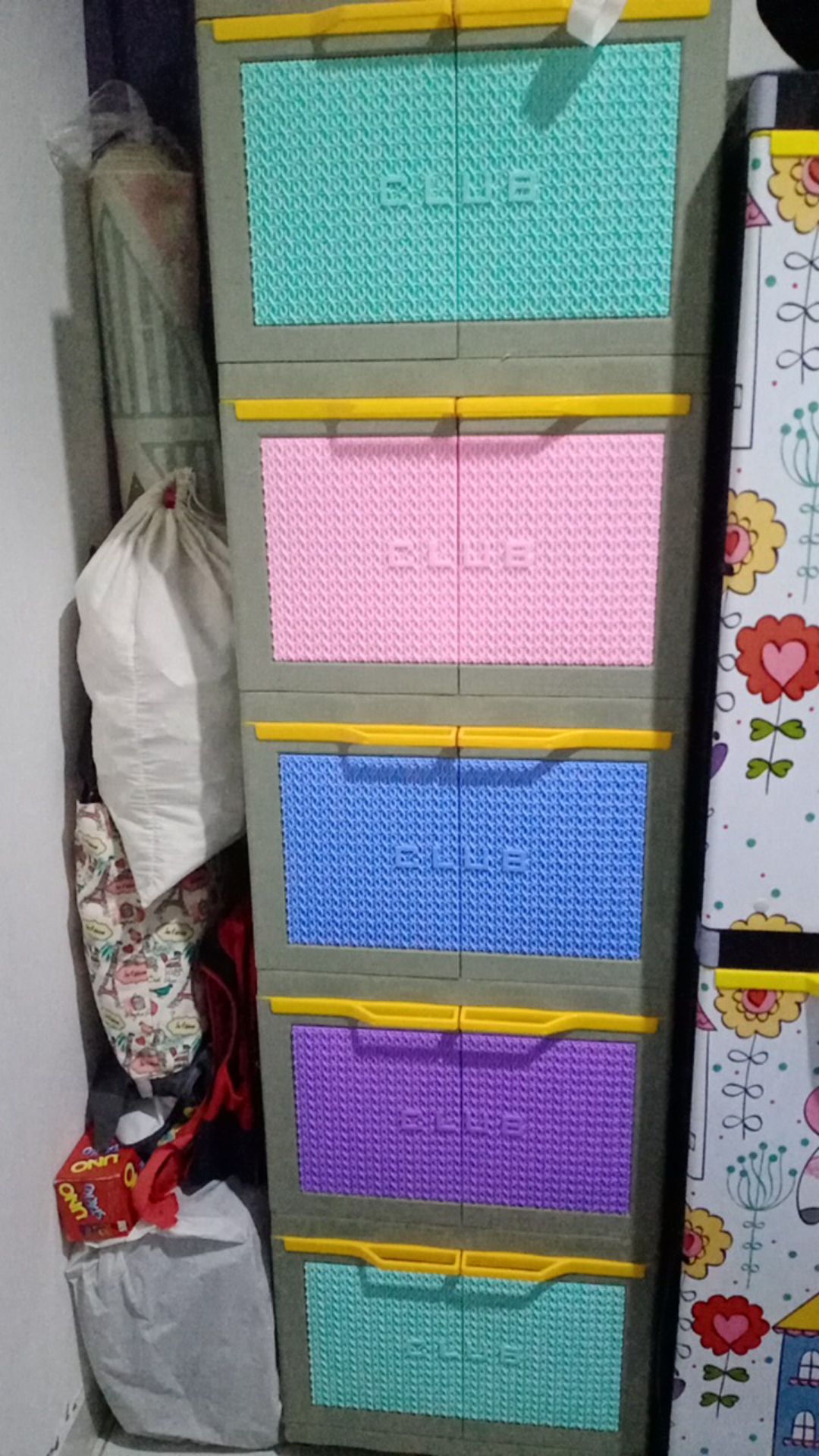 Lemari Plastik Mini My Susun 5 Lemari Pakian Plastik Minimalis S/5