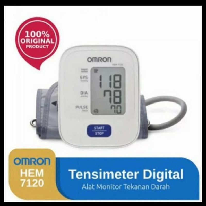 Omron Tensimeter Digital HEM 7120 - Tensi Meter Omron - Alat Pengukur Tekanan Darah