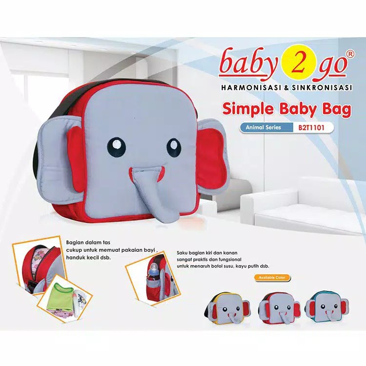 Tas Baby 2 Go Simple Baby Bag/Medium bag