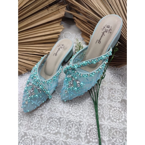 sepatu rafaizoutfit sepatu mayana sepatu wanita babyblue tinggi 3cm tahu