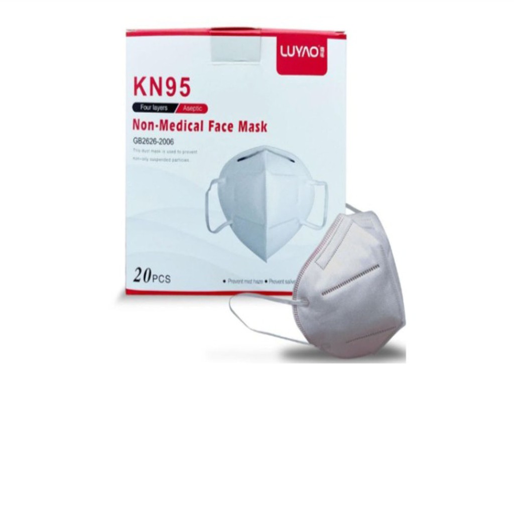 

MONTANA Masker KN95 / Masker Medis / Seperti 3M N95 Ready (Per Box isi 20 Pcs)
