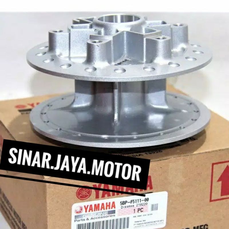 tromol depan yamaha scorpio warna silver  ori