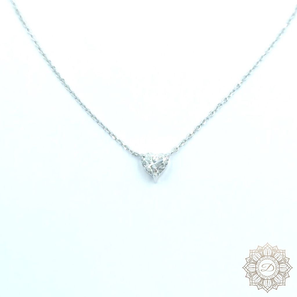 [NEW] Ladies Diamond Necklace (Diamond F VVS 1) - 18K
