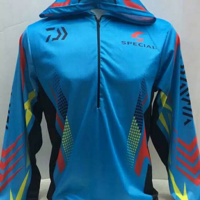 Jersey Jaket Mancing Shimano Blue Ocean