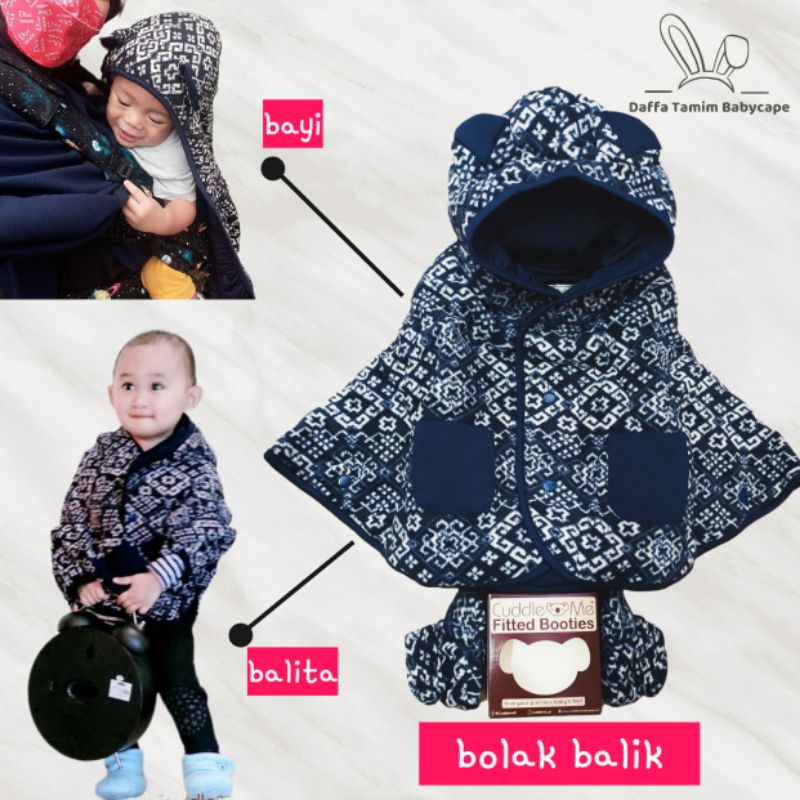 CUDDLEME BABYCAPE SELIMUT JAKET BOLAK BALIK MANTEL KOREA KADO BAYI-Celticknot