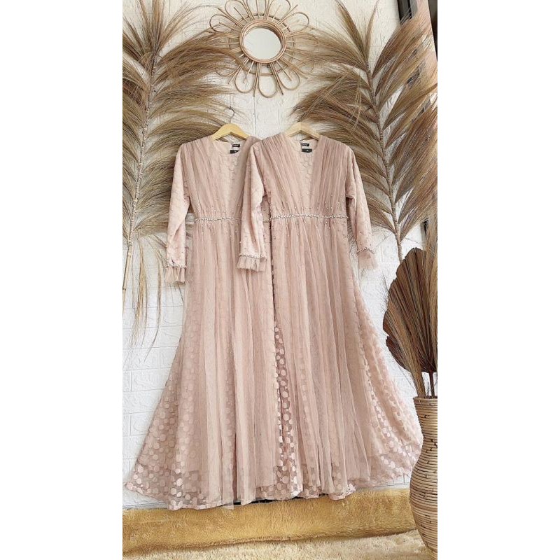 Gamis rubiah tile mix mutiara