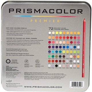 Jual Prismacolor Premier Colored Pencils Soft Core Color 72 Warna ...